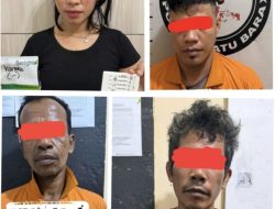 Sat narko Polres Batu Bara Gerebek Bandar Narkoba Dsn.VII Desa Ujung Kubu Kec.Nibung Hangus Kab.Batu Bara