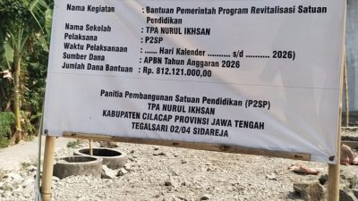 Program Revitalisasi Pembangunan TPA Nurul Ikhsan Diduga Tidak Sesuai Dengan Spesifikasi