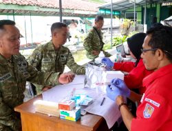 Kodim 0703/Cilacap Gelar Baksoskes Sambut HUT ke-81 TNI dan HUT ke-76 Kodam IV/Diponegoro