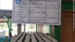 Revitalisasi Pekerjaan Rehab PAUD Siwi Lestari LayanSari Diduga Tidak Sesuai RAB