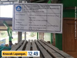 Revitalisasi Pekerjaan Rehab PAUD Siwi Lestari LayanSari Diduga Tidak Sesuai RAB