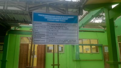 Revitalisasi MI AL HiDAYAH Sidasari Disinyalir Tabrak UU Keterbukaan Informasi Publik
