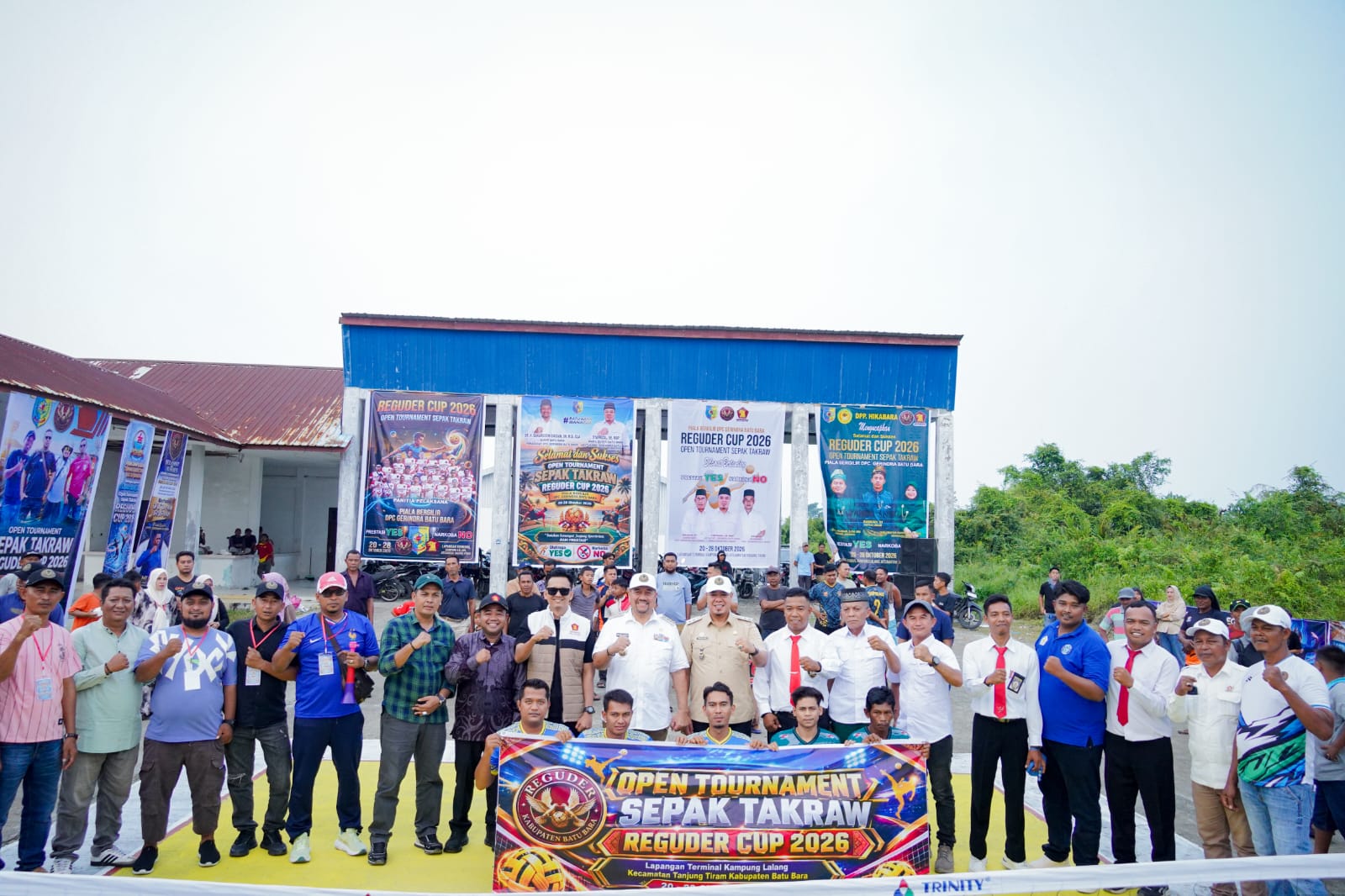 Buka Turnamen Sepak Takraw Reguder Cup 2026, Bupati Baharuddin Dorong Pengembangan Olahraga dan Pencegahan Narkoba