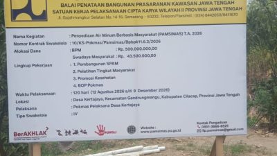 Pembangunan SPAM Di Desa Kertajaya Menjadi Diduga Menjadi Rehab