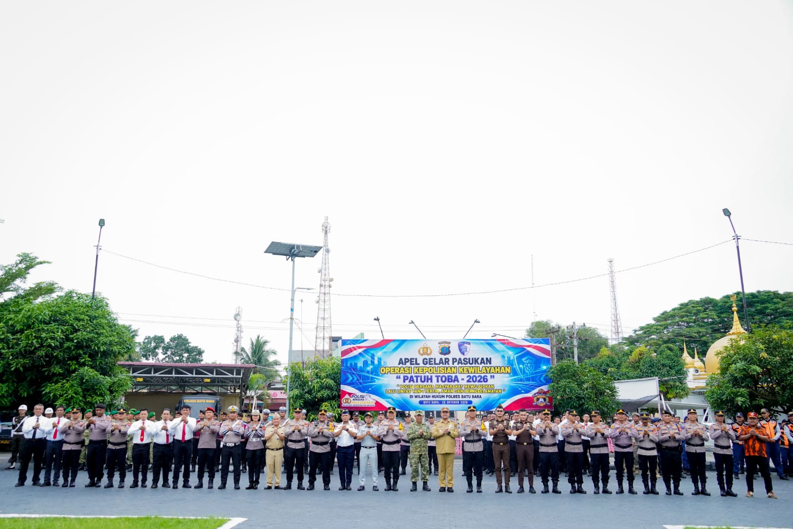 Bupati Batu Bara Pimpin Apel Gelar Pasukan Operasi Patuh Toba 2026, Tekankan Keselamatan Berlalu Lintas